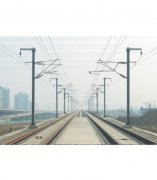 Electrified railway stringing column